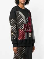 Thumbnail for your product : Antonio Marras patchwork sweatshirt