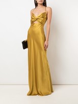 Thumbnail for your product : Mason by Michelle Mason Twist silk gown