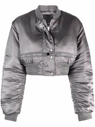 Givenchy Cropped Bomber Jacket - ShopStyle