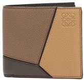 Thumbnail for your product : Loewe Puzzle Tri Colour Leather Billfold Wallet - Mens - Brown