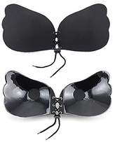 Thumbnail for your product : Lace-Up Adhesive Push-Up Sticky Bra Backless Strapless Reusable
