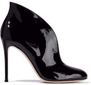 Gianvito Rossi Patent-Leather Ankle Boots