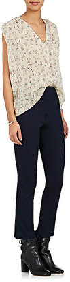 Isabel Marant Women's Cotton High-Waist Crop Flared Trousers
