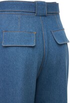 Thumbnail for your product : Costarellos High Waist Wide Leg Denim Jeans
