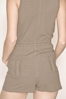 Thumbnail for your product : Heartloom V-Neck Romper with Pockets in Olive