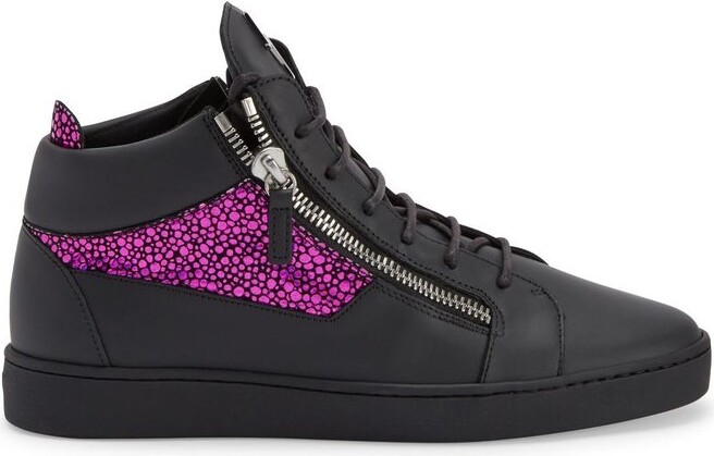 Giuseppe Zanotti Lightning Mid-Top Sneakers