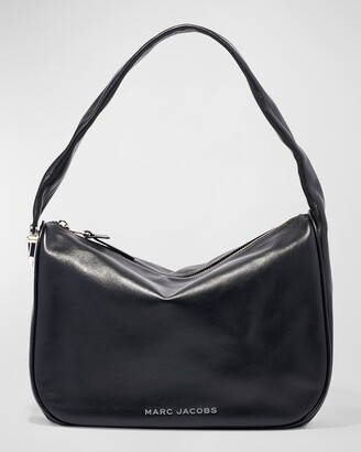 Black Womens Bags Hobo bags and purses Marc Jacobs Leather Hobo Bag in Smoked Almond 