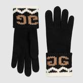 Thumbnail for your product : Gucci Wool gloves with mirroredGG