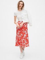 Thumbnail for your product : Gap Print Midi Skirt