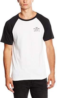 Vans Men's Fixed Raglan Short Sleeve T-Shirt,Large