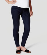 Thumbnail for your product : LOFT Petite Maternity Skinny Jeans in Dark Indigo Wash