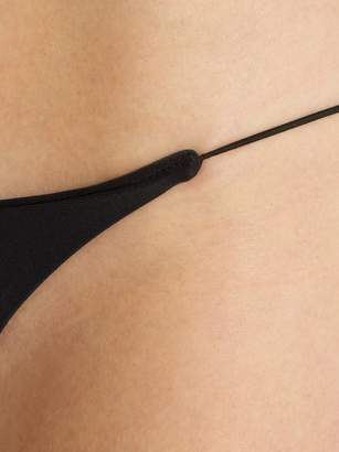 JADE SWIM Micro Bare Minimum Bikini Briefs - Womens - Black