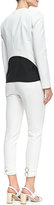 Thumbnail for your product : Tibi City Stretch Cropped Pants, Ivory