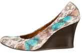 Thumbnail for your product : Lanvin Snakeskin Wedges