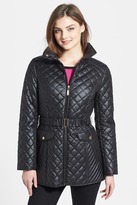 Thumbnail for your product : Ellen Tracy Belted Quilted Jacket