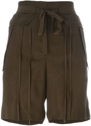 Chloé woven shorts - women - Silk/Cotton/Viscose - 36