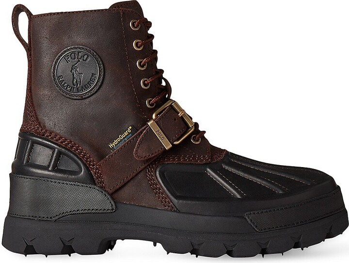 Polo Ralph Lauren Oslo High Waterproof Leather-Suede Boots - ShopStyle