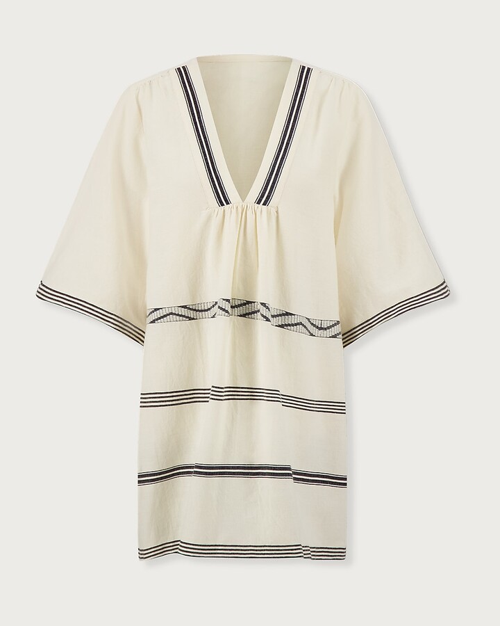 J.Crew lemlem Belkis V-neck caftan