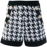 Thumbnail for your product : Balmain Houndstooth Tweed Shorts