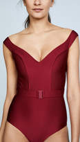 Thumbnail for your product : Zimmermann Kali Off Shoulder Swimsuit