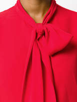 Thumbnail for your product : Alexander McQueen scarf detail shirt