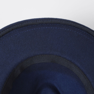 Paul Smith Women's Navy Dégradé Felt Fedora Hat