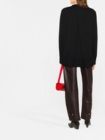 Thumbnail for your product : Jil Sander Scarf Panels Chunky Turtleneck Sweater