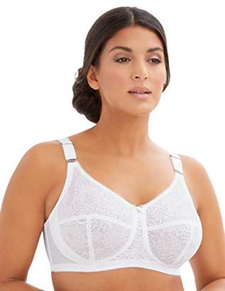 Glamorise Women's Full Figure ComfortLift Lace Wirefree Support Bra #1102,40H