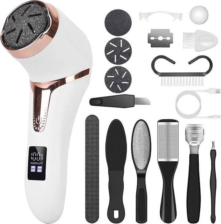 Vysn 17Pc Electric Foot Callus Remover