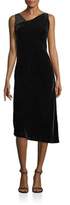 Thumbnail for your product : Lafayette 148 New York Asymmetrical Velvet Lorde Dress