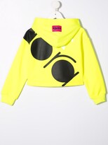 Thumbnail for your product : Diadora Junior Graphic-Print Cotton Hoodie