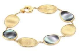 Marco Bicego Lunaria Black Mother-Of-Pearl & 18K Yellow Gold Bracelet