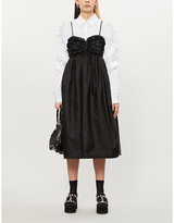 Thumbnail for your product : MONCLER GENIUS x Simone Rocha ruffled shell midi dress