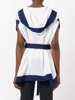 Thumbnail for your product : La Perla front bow waistcoat