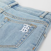 Thumbnail for your product : Burberry Monogram Motif Stretch Denim Shorts