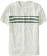 Thumbnail for your product : Old Navy Men's Chest-Stripe Slub-Knit Tees