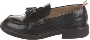 Thom Browne Leather Tassel Accents Loafers