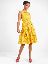 Thumbnail for your product : Kate Spade Bouquet Toss Smocked-Waist Dress