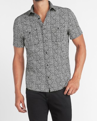 rvca paisley shirt