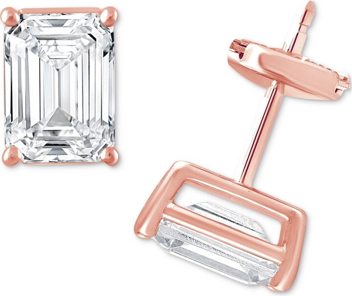 Badgley Mischka 14K White Gold Lab Grown Round Created Diamond