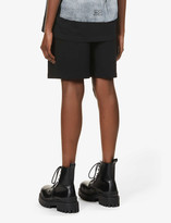 Thumbnail for your product : Boy London Logo-print mid-rise cotton-jersey shorts
