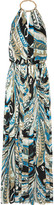 Thumbnail for your product : Emilio Pucci Backless printed crepe gown