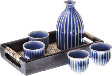 Dakota Fields Ridges Celadon 6 Piece Teacup Set