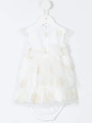 Il Gufo polka dot tulle dress with bloomers