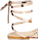 Thumbnail for your product : ASOS FAIRY Leather Flat Sandals