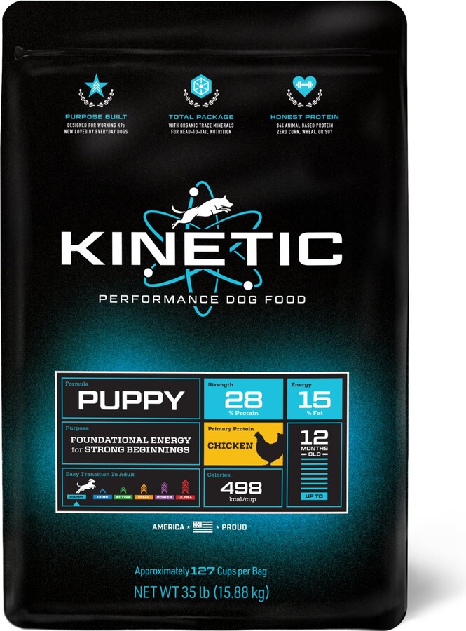 Kinetic Performance Puppy 28K Formula Dry Dog Food, 35-lb bag