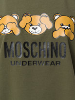 Thumbnail for your product : Moschino teddy bear logo T-shirt