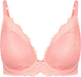 Thumbnail for your product : HIPS & CURVES Lace Plunge Bra - melon