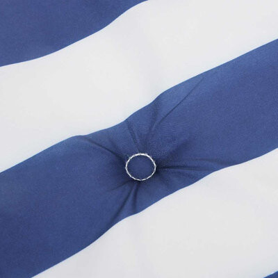 Patio Bench Cushion Blue Stripe 47.2X19.7X1.6" Oxford Fabric