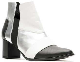 Gloria Coelho Metallic Leather Boots